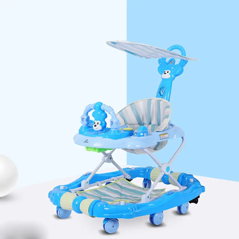 2023 360 Degree Rotating Baby Start Push Learning Jumper  Trolley Walker Trolley Baby Walker