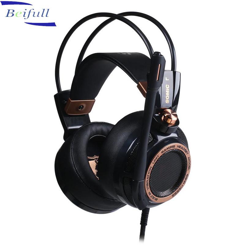 Somic G941 Active noise cancelling pc gaming headset 7.1 with led vibration function