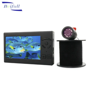 F430 4.3" HD Underwater Fishing Camera 30M Cable Fish Finder with 8 White LampFor Fishing