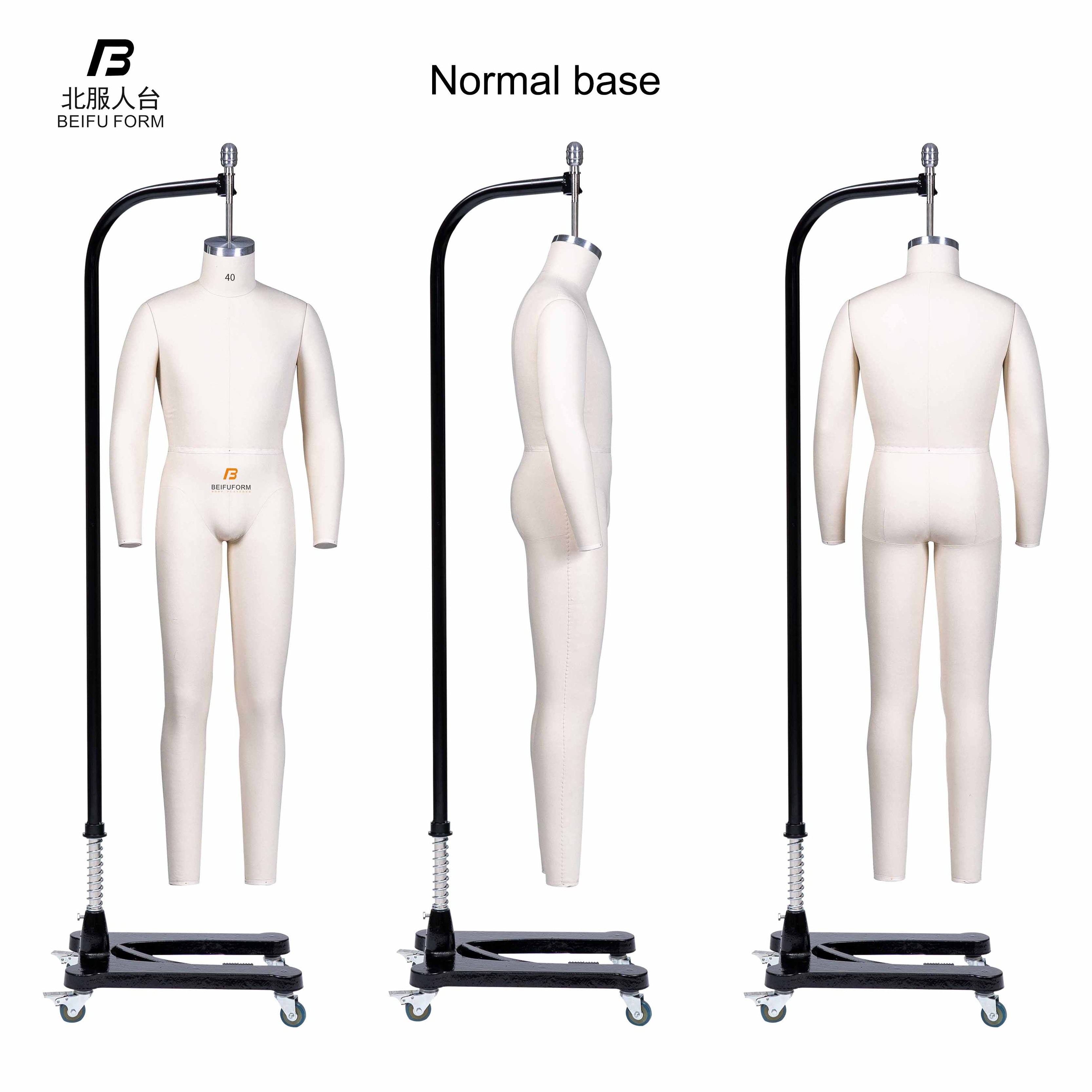 Beifuform full body male dummy customized mannequin USA size 40 dress form men for draping sewing dummy