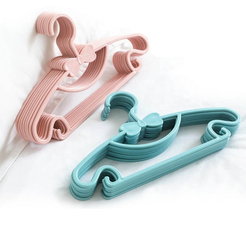 Wholesale Clothes Hangers Coat Hangers Plastic Kids Hangers  For  Children