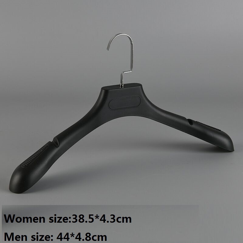 Factory Price Plastic Black White  Adult Clothes Clothing Hanger Plastic coat Hanger