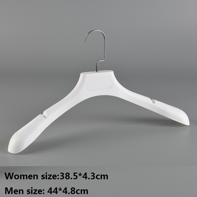 Factory Price Plastic Black White  Adult Clothes Clothing Hanger Plastic coat Hanger