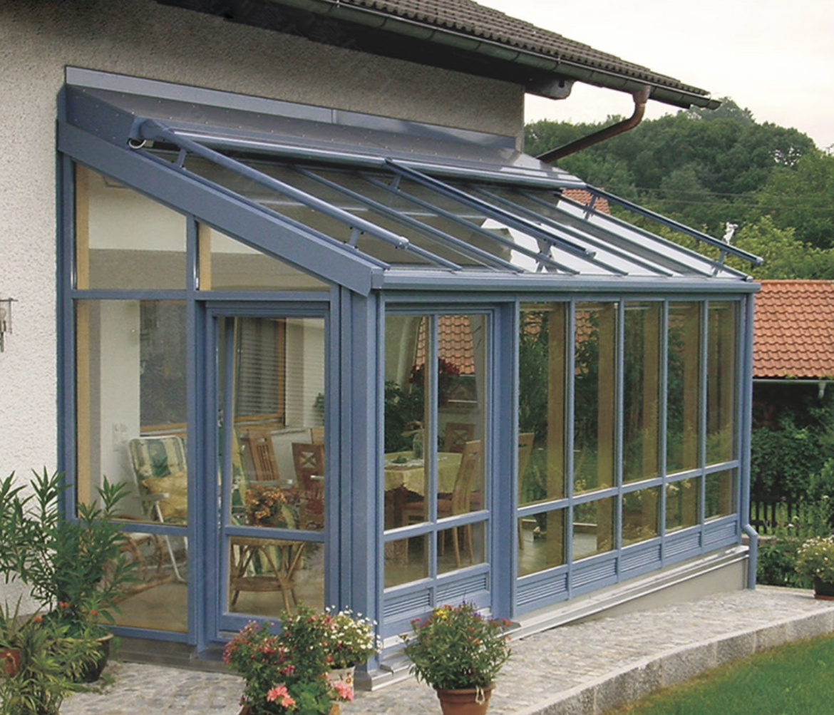 High Quality Free Standing Villa House Glass Sunrooms Glass Houses Aluminum Sunroom