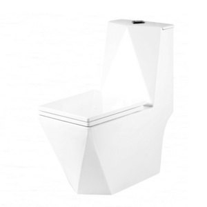 OEM&ODM Integral Sitting Wc Pan Ceramic Diamond Nice Design Toilet Gravity Toilet For Bathroom Decor