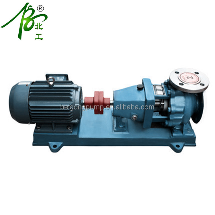 IH Horizontal Single Open Semi-Open Impeller Stainless Steel Chemical Centrifugal Pump