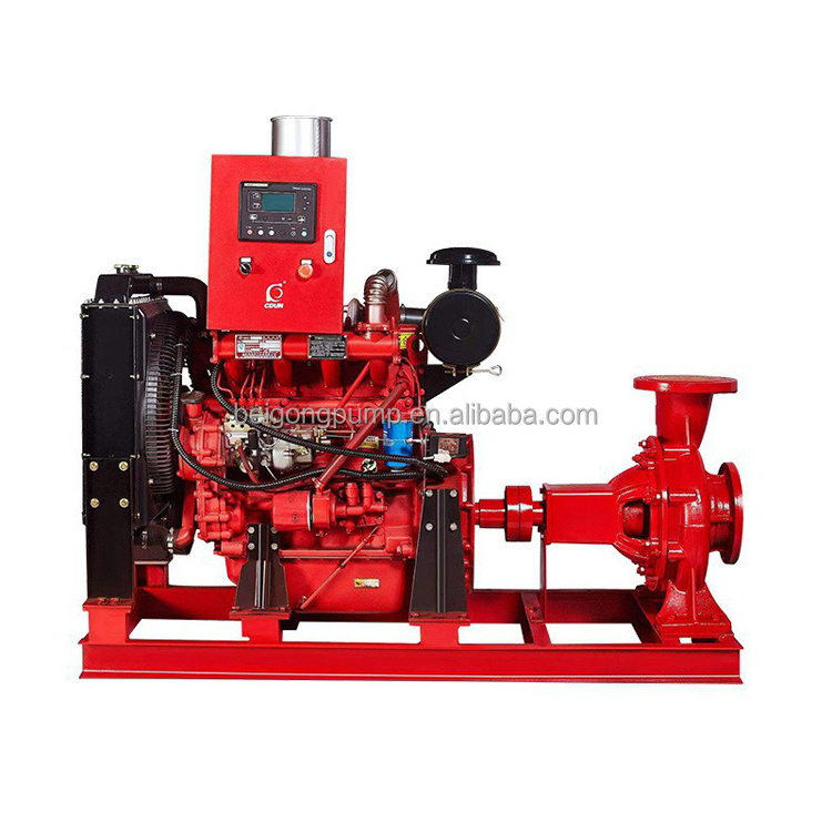 Electric fire protection system water pump fire fighting pumps diesel generator water pump