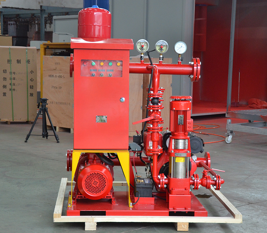 Electric fire protection system water pump fire fighting pumps diesel generator water pump