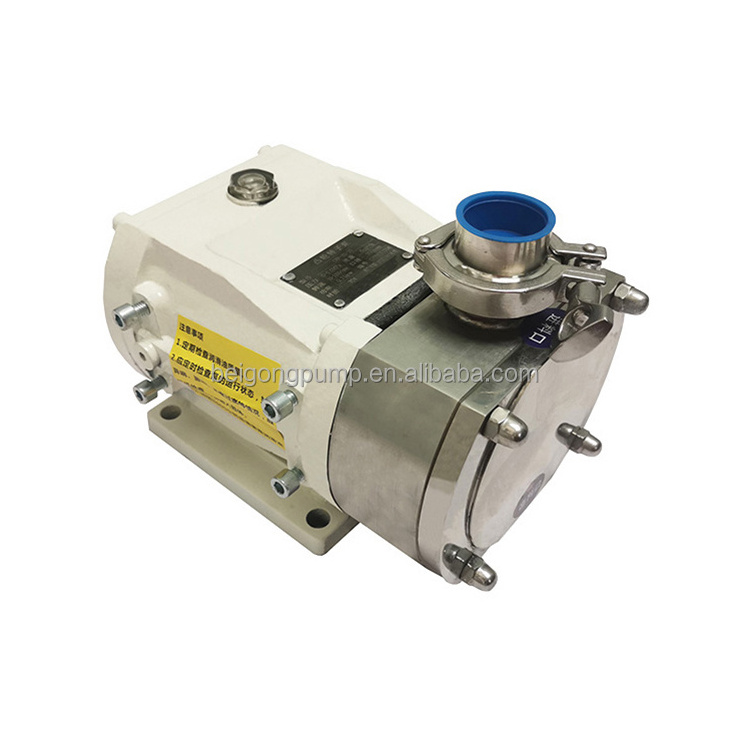 Food grade rotary lobe beer sanitary pump positive displacement pump for Chocolate,oil,honey transfer