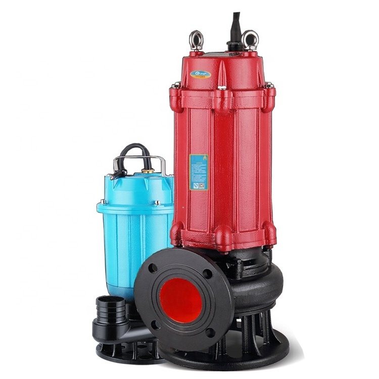 0.5 hp 370w Deep puddle Sewage pump 1 hp WQ large flow submersible sewage pump with float switch