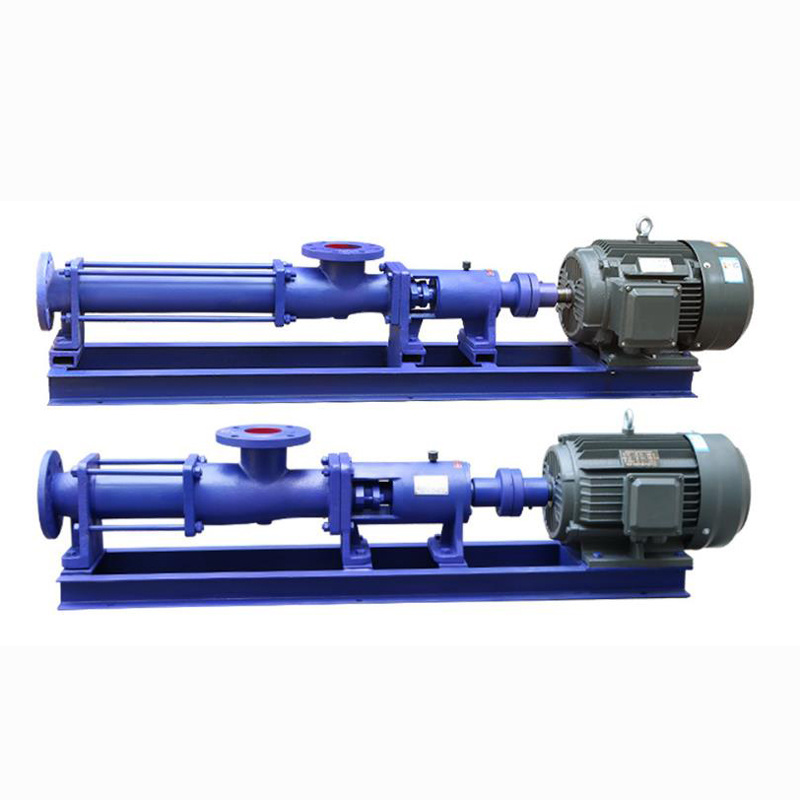 Stainless Steel Screw Pump mud progressive cavity pump helical rotor mono screw oil slurry sludge pumps