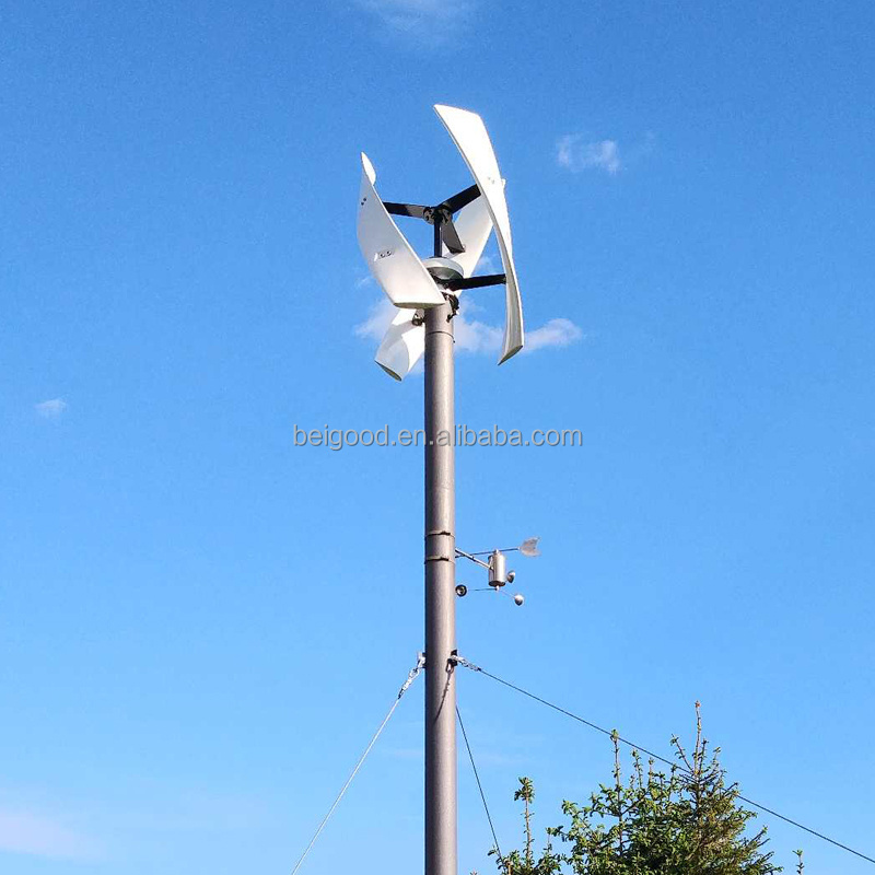 Wind generator turbine 5000w 6000w 8000w 12v 24v 48v 96v alternative free energy station power supply