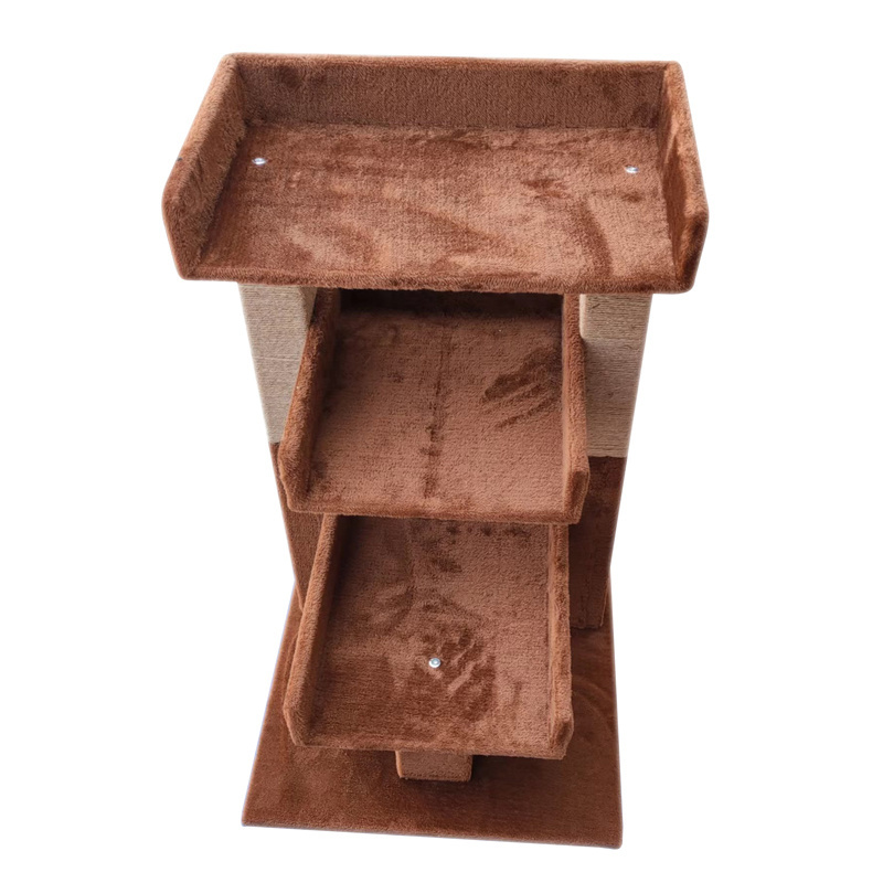 Unique Design luxury Multi-Level Cat Condo Cat Tree Scratching Tower  For Multiple Cats Posts Perches Houses Hammock