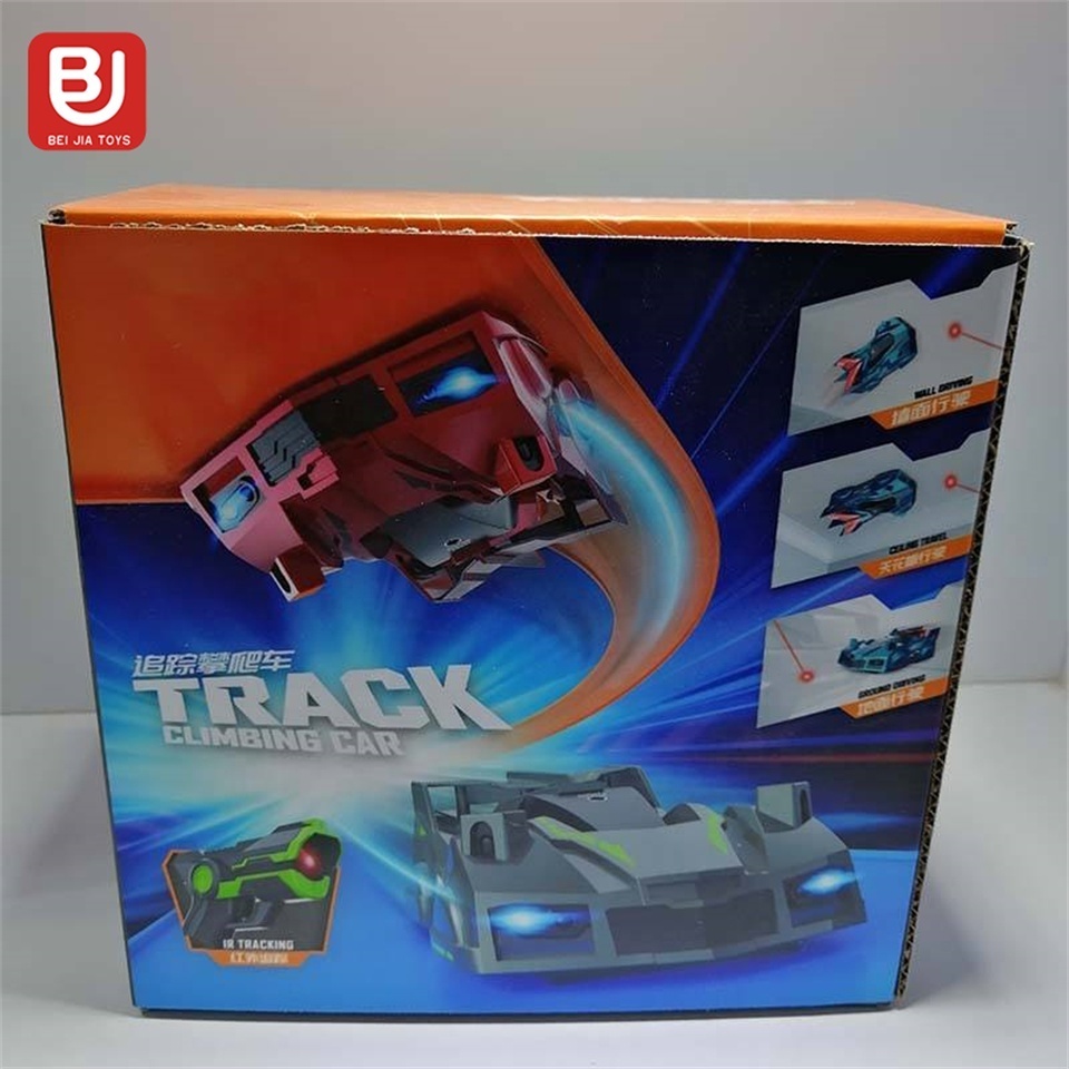 2023 Newest Design Remote Control Stunt Toy for Children Infrared Light Chasing Wall Climbing Car