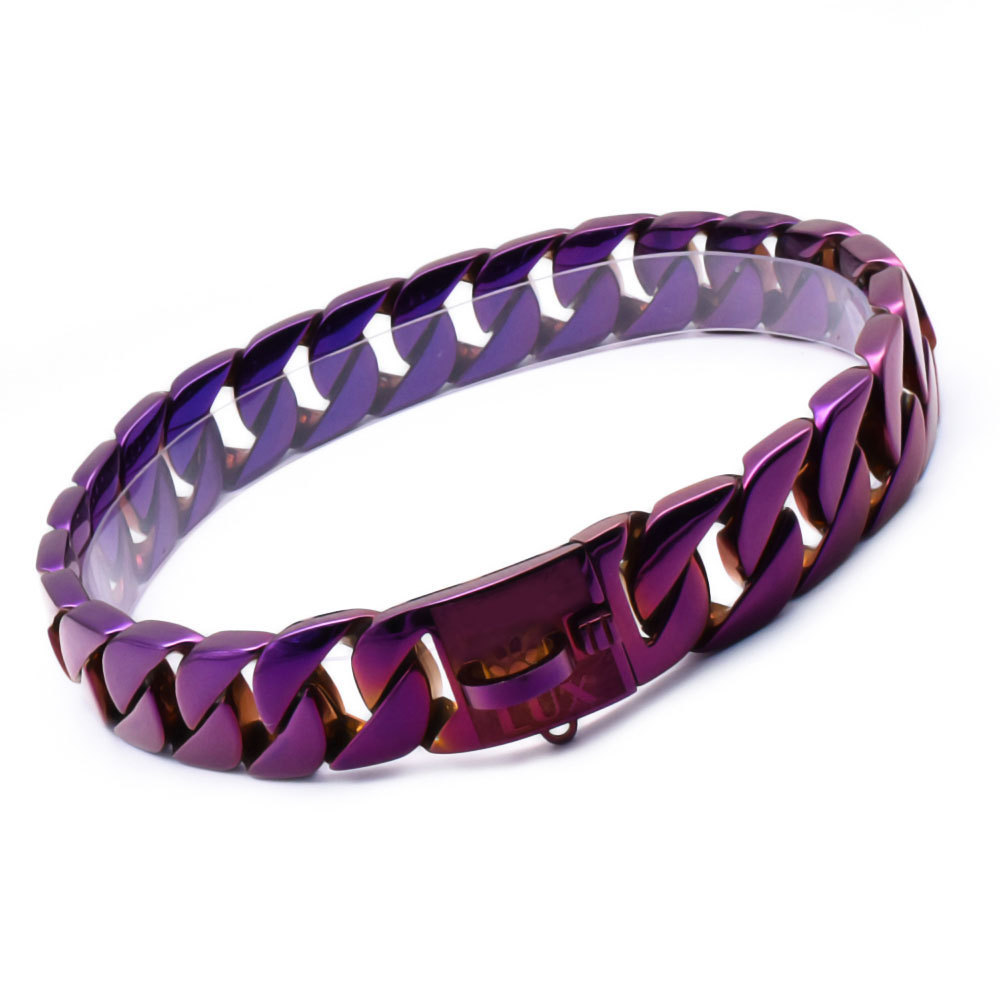 Factory Direct  purple big dog chains stainless steel dog collar