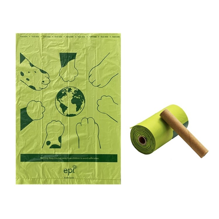 wholesale private label custom biodegradable outdoor household pet epi dog poop waste bag