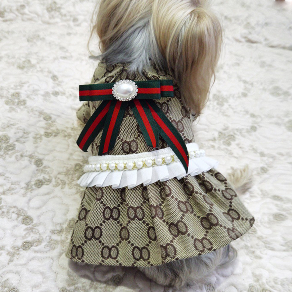 2023 Top Sale Adorable Pet Clothes Pet Dog Dress Classic Design Pet Clothing