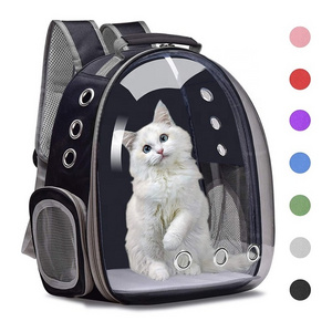 Top Sale  Transparent Space Capsule Cat Backpack Outdoor Shoulder large space Pet Carrier