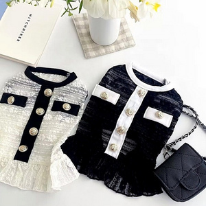 Factory Direct  Fashion Summer Pet Clothes Luxury Dog Dress