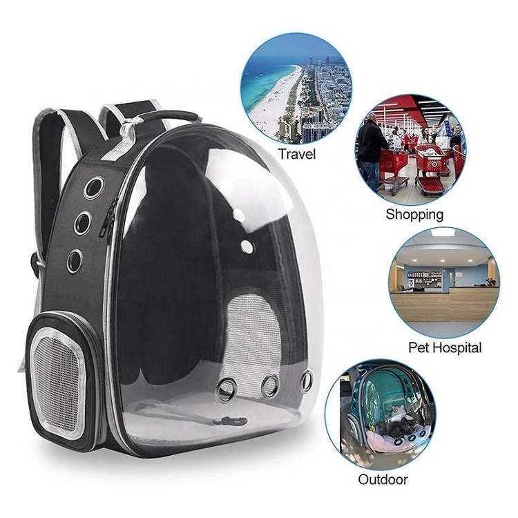 Top Sale  Transparent Space Capsule Cat Backpack Outdoor Shoulder large space Pet Carrier