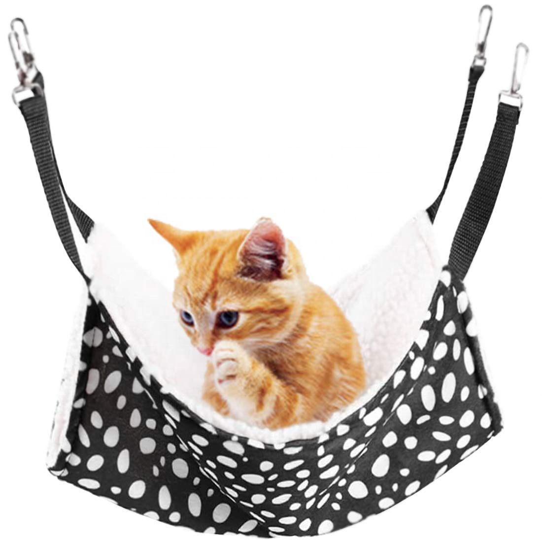 Manufacturer Indoor Comfortable Hanging Soft Plush Cage Breathable Hammock For Cat Puppy Kitten Other Small Animals