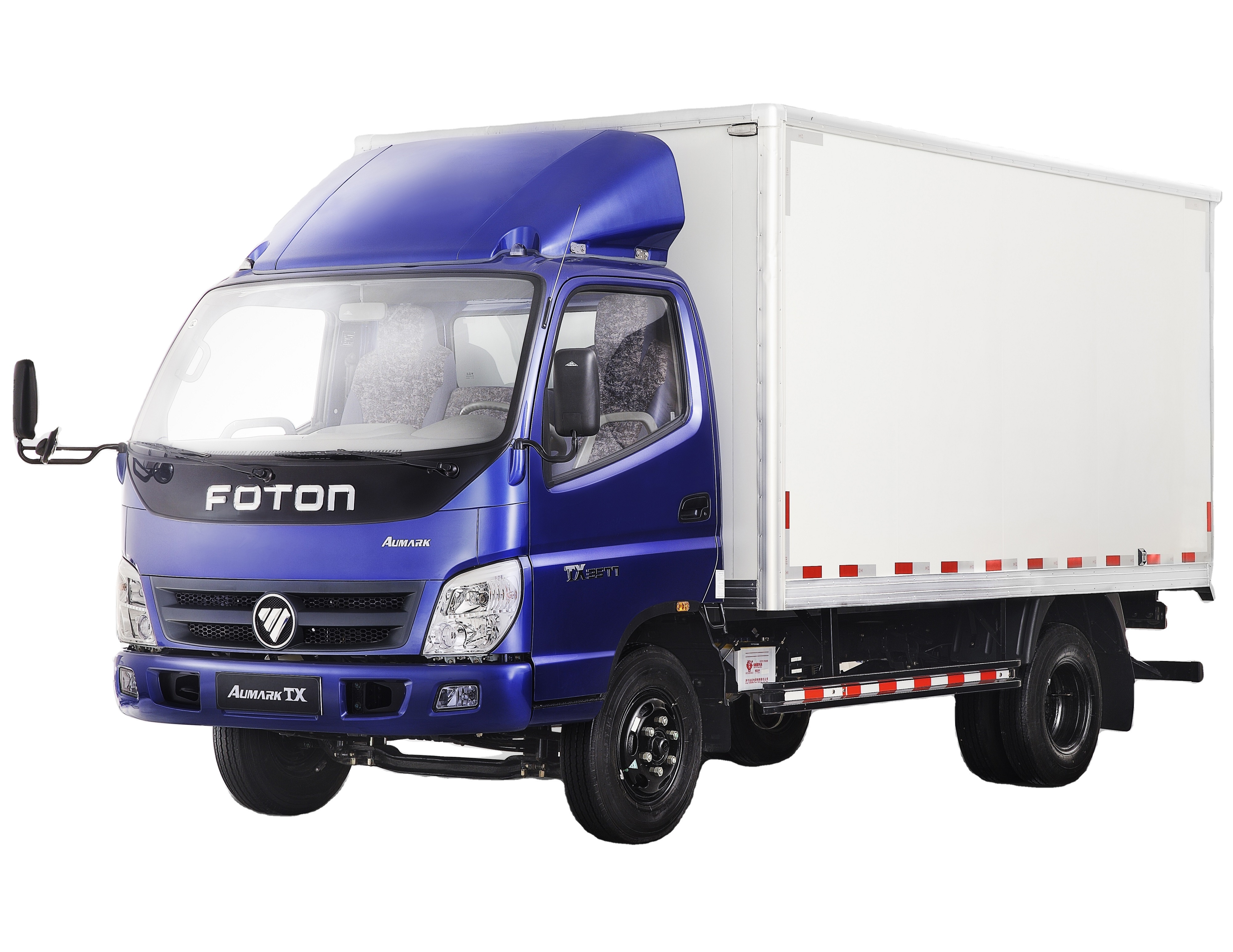 Foton 6x4 cargo mini truck with cargo truck box for sale