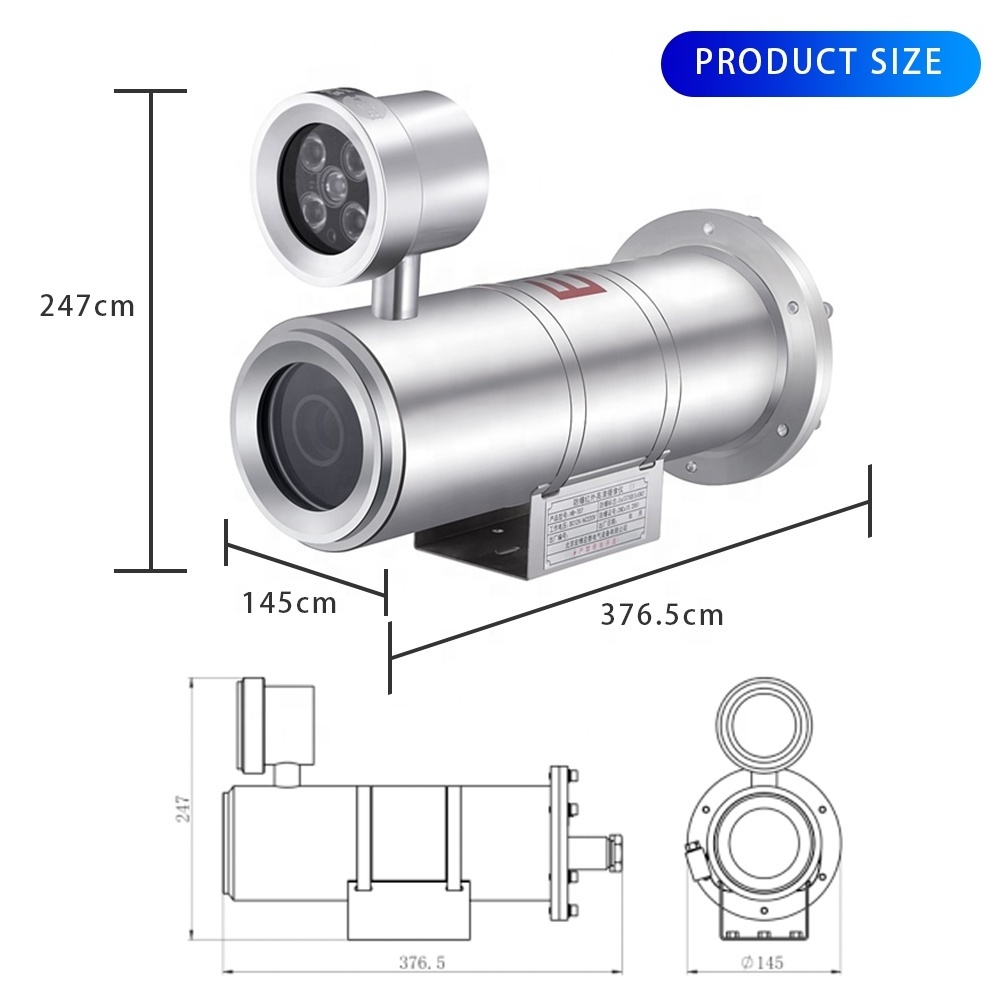 High Quality Industrial Explosion-proof Infrared HD Network CCTV Camera