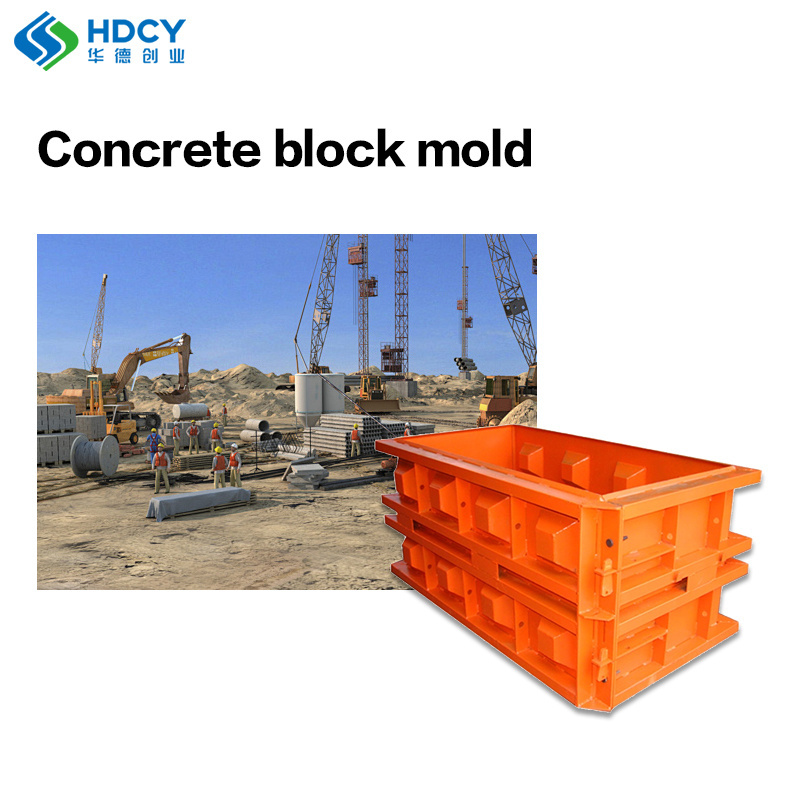 All Sizes Interlocking Concrete Block Molds for Precast Concrete Block