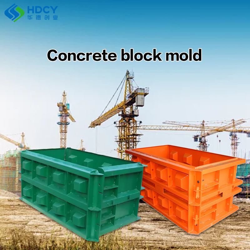 All Sizes Interlocking Concrete Block Molds for Precast Concrete Block