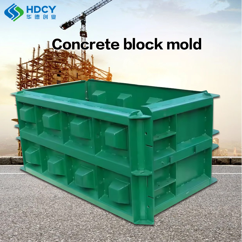 All Sizes Interlocking Concrete Block Molds for Precast Concrete Block