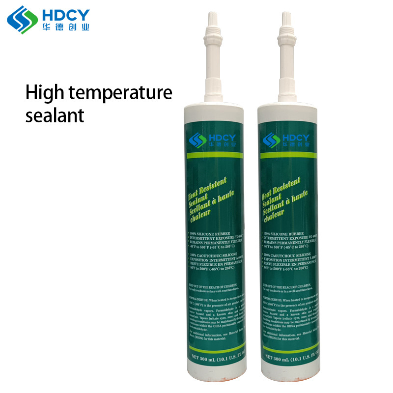 Rtv Clear Silicone Sealant 736 Glue High Temperature Sealant Red RTV Bonding Fixed Silica Gel