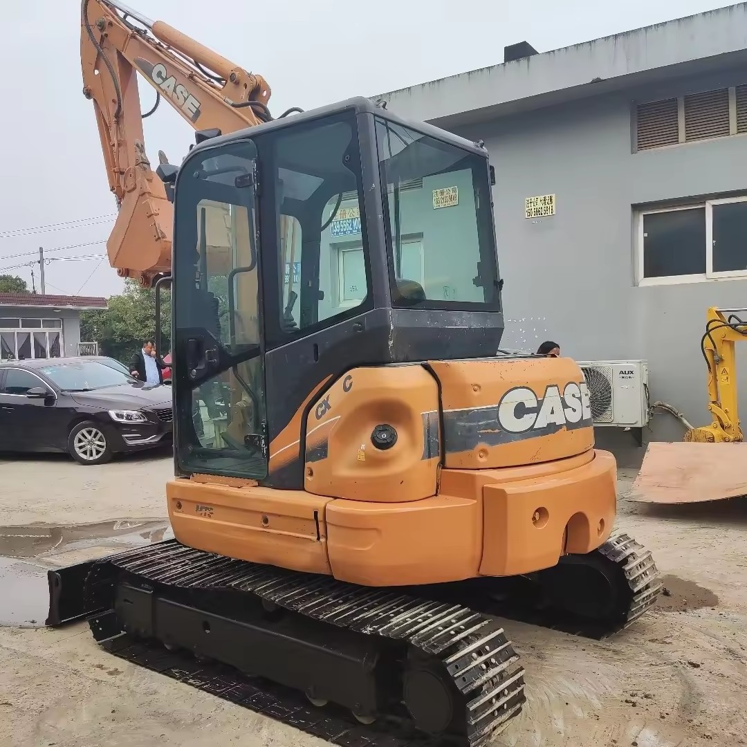 Used American crawler CASE CX58C mini excavator with diesel engine in perfect condition best price on sale cargo truck