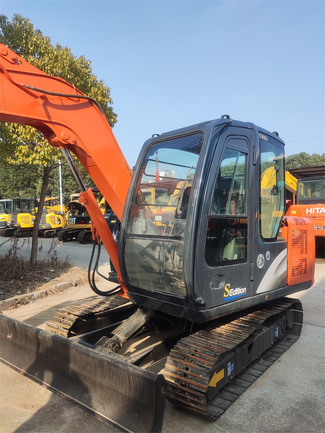 Used construction ZX60 earth moving large excavator machine with nice quality ZX60 used large excavator