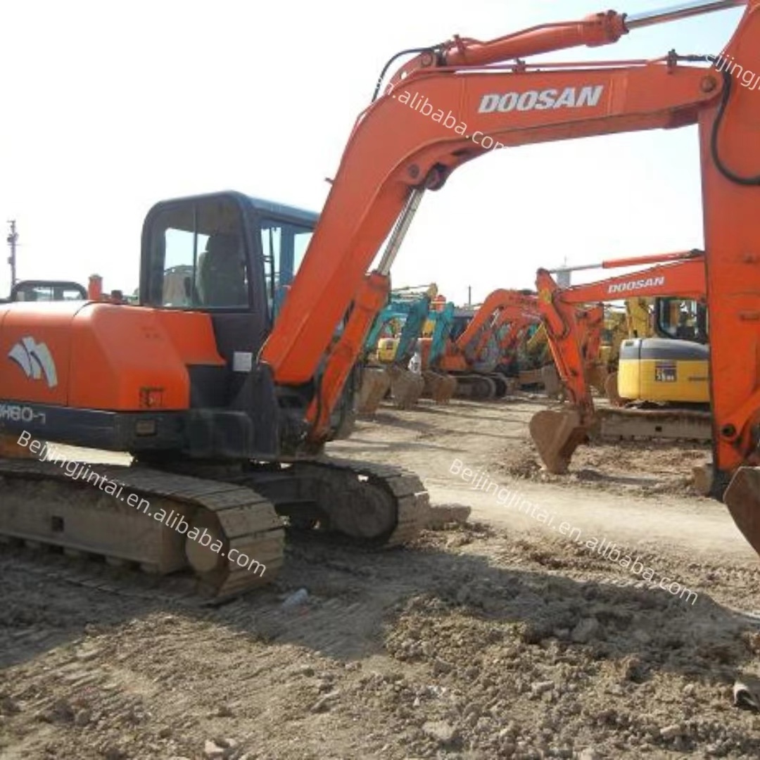 DOOSAN DH80-7 Used Mini excavator secondhand machinery DH55 DH60 DX80 used construction machinery hydraulic crawler digger