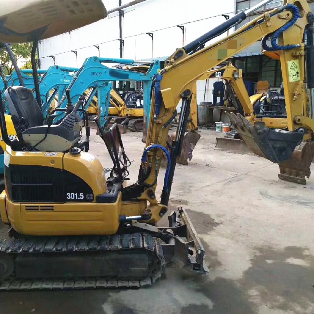 Used mini  Caterpillar 301.5CR  crawler excavator second hand digger for sale