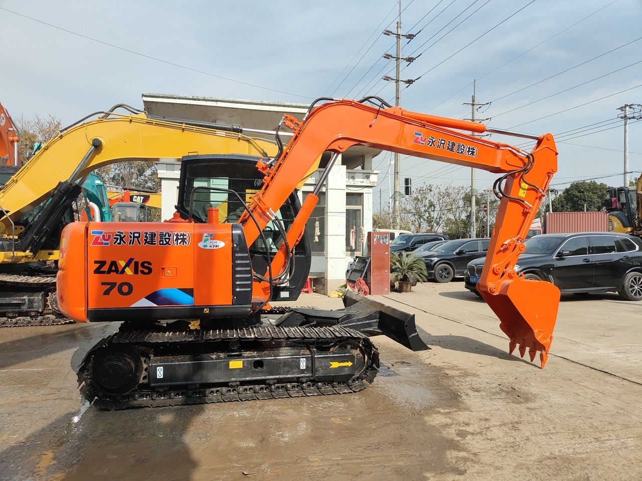 HITACHI ZX70 Efficient good price Japan original mini 7TON ZX70 excavator used for sale ZX70 used excavator hot sale