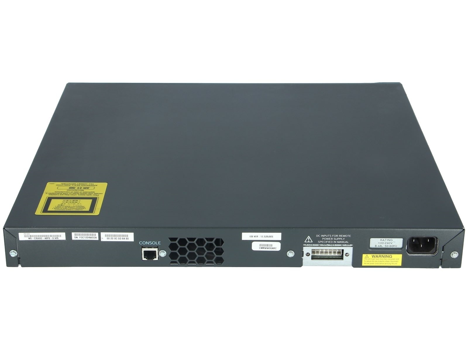 C3560G series 48 Port 10/100/1000M POE Switch Managed Network Switch WS-C3560G-48PS-S