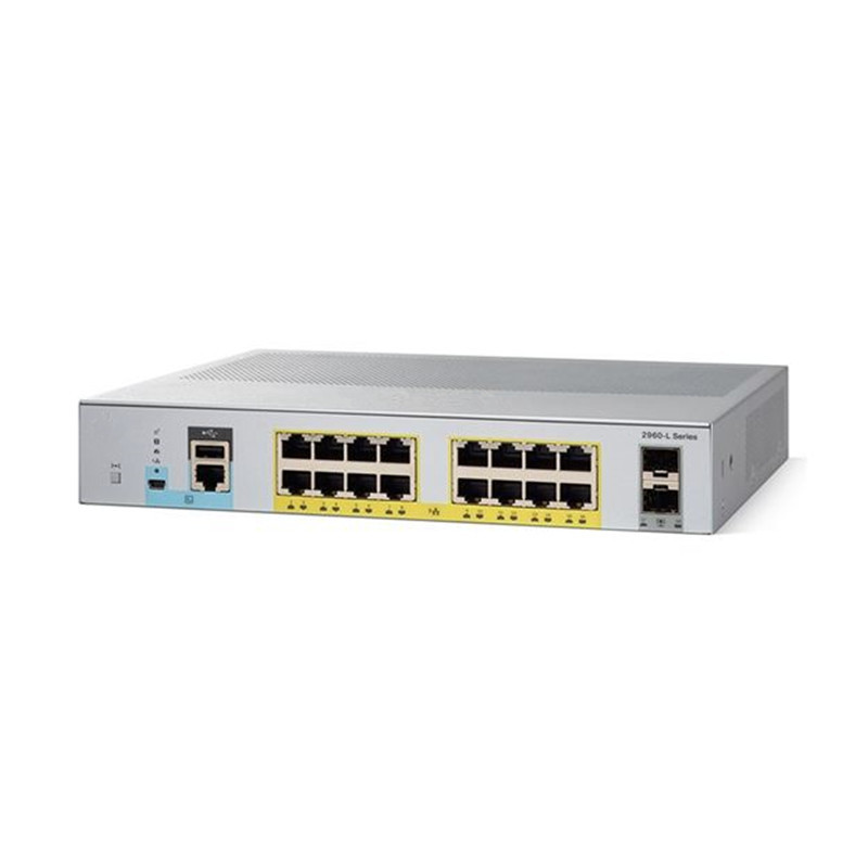 16 port gigabit managed PoE network switch C1000-16P-2G-L