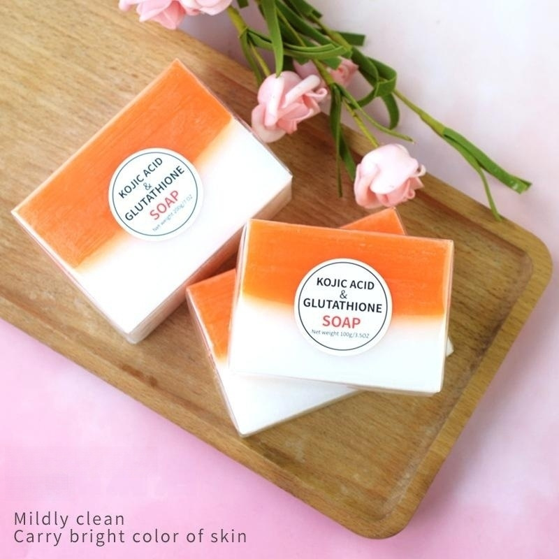 Wholesale Handmade Kojic Acid Soap Cleansing Bath Essential Oil Soap OEM Guangdong Adults Universal Toilet Soap Regular Size