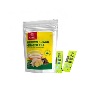 Custom OEM Cheapest Instant Brown sugar Ginger Tea Instant Red Ginger Tea Granules Drink