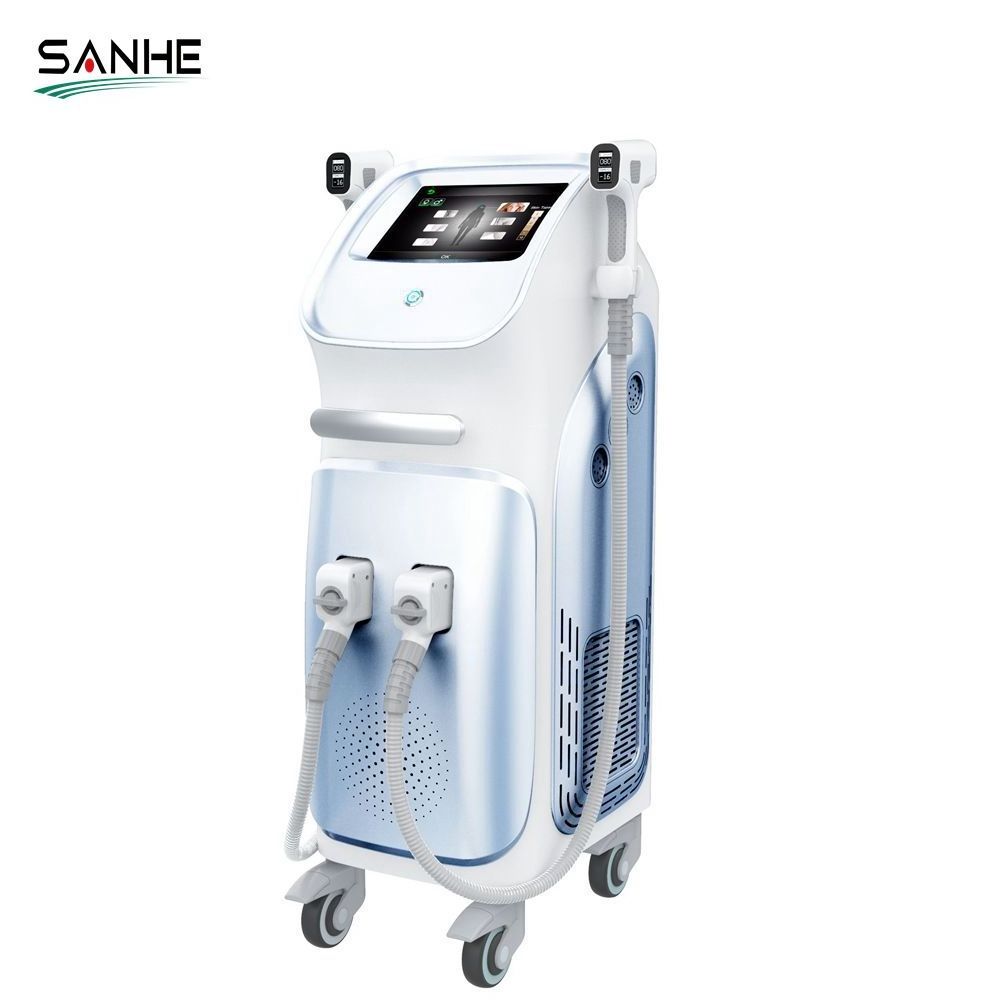 2023 SANHE SANO double handle 808 diode laser 808nm diode laser dual handle hair laser removal machine for sale