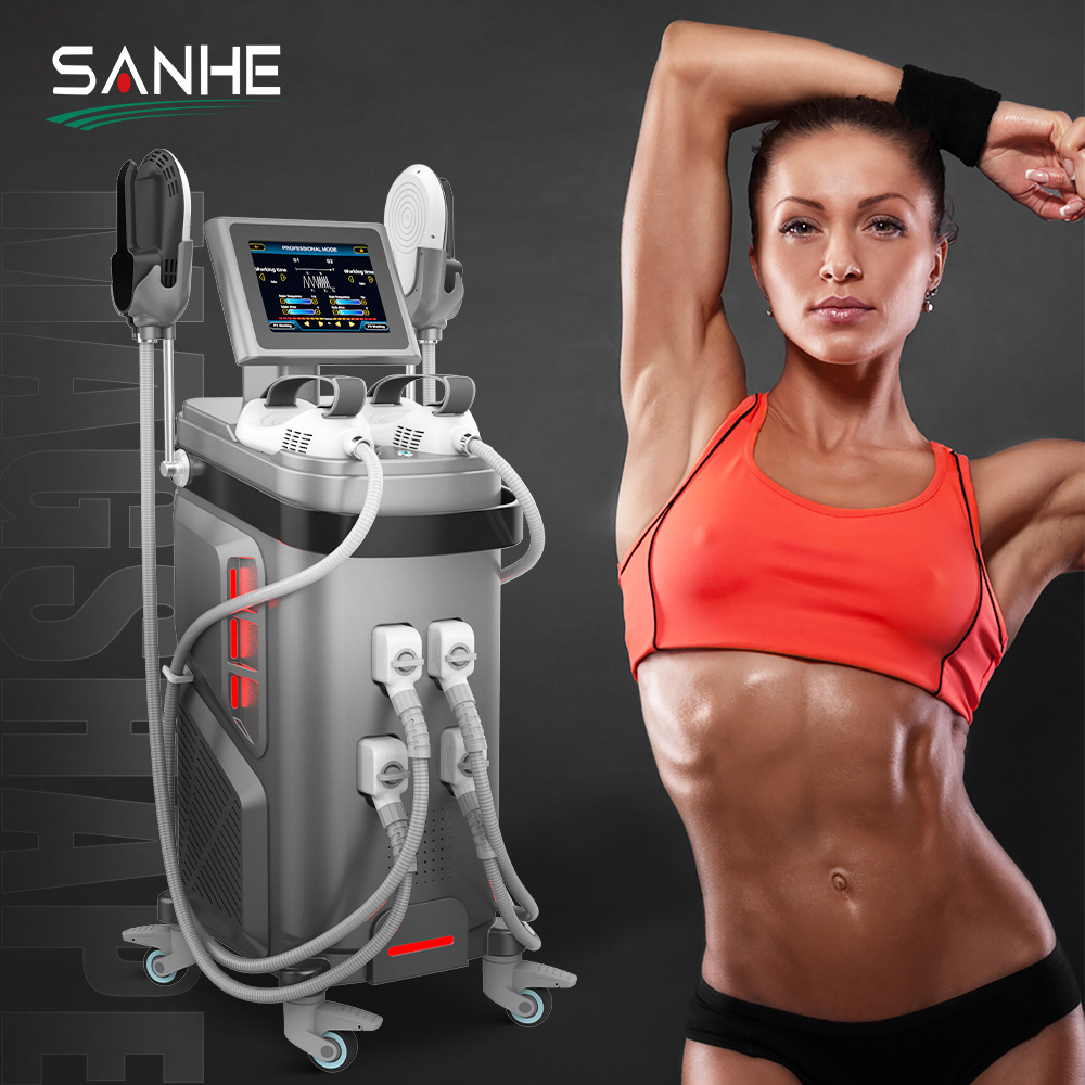 4 Handle Magshape Muscle Stimulator Machine for Beauty Salons Featuring Technology and Pelvic Handle Scuplting Machine