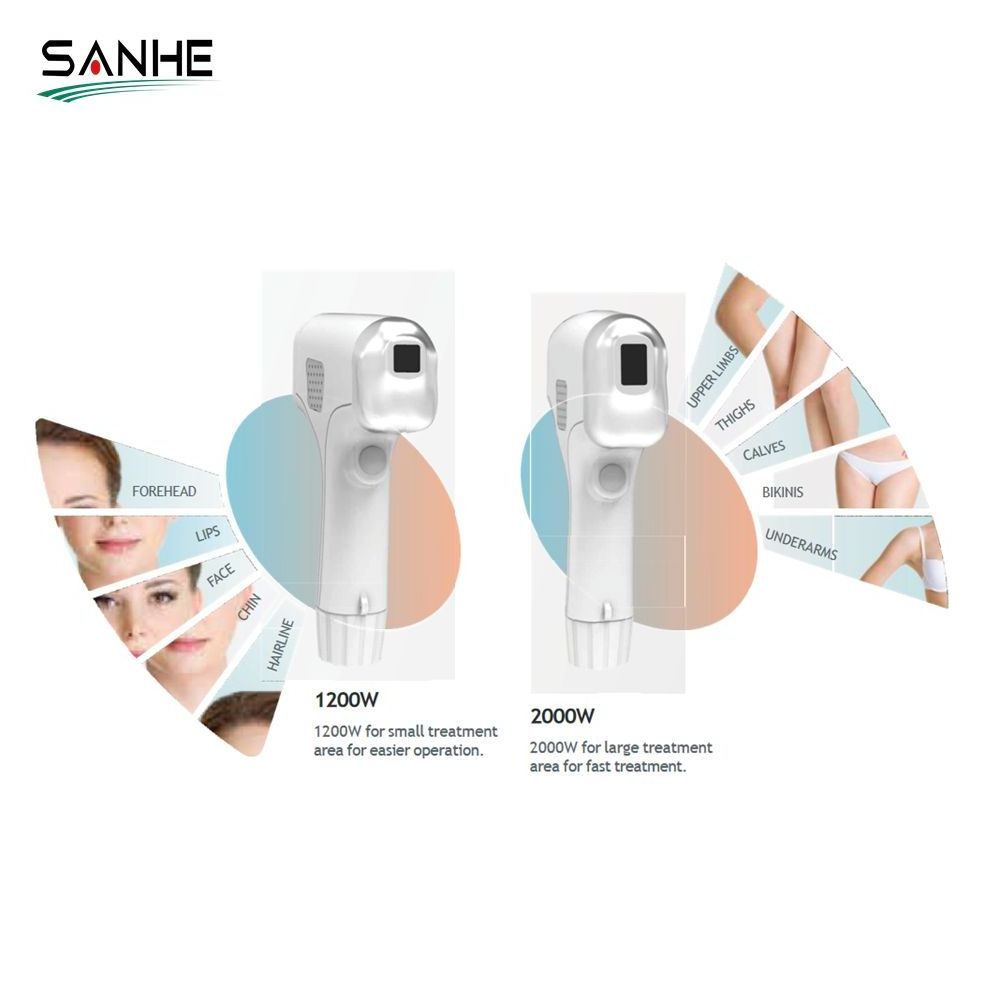 2023 SANHE SANO double handle 808 diode laser 808nm diode laser dual handle hair laser removal machine for sale