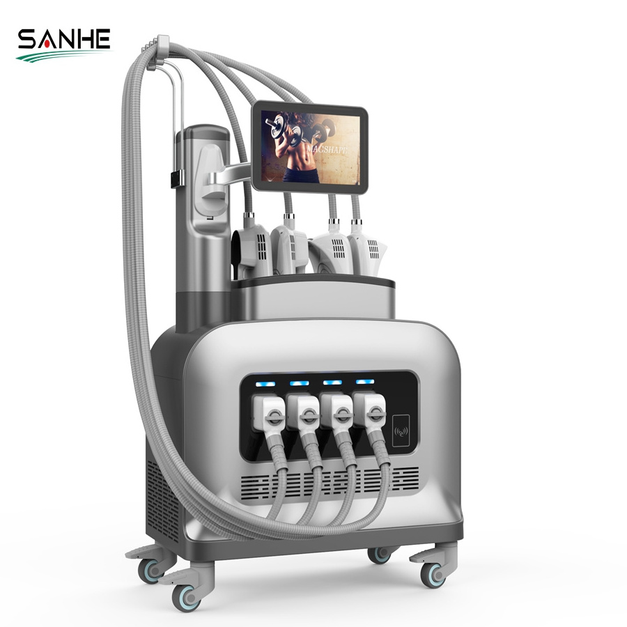 2024 SANHE Factory EMS Muscle Stimulator Weight Loss Body Sculpting Shaper Slimming Machine For Sale