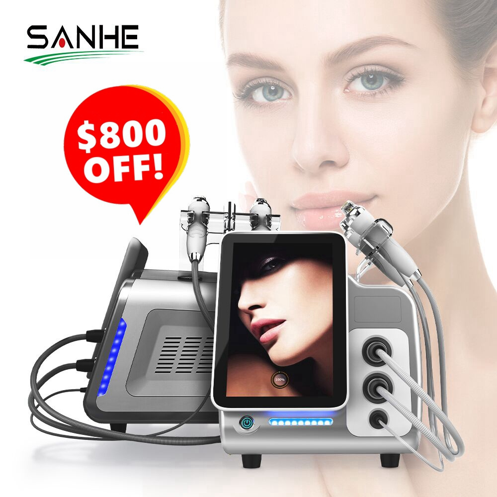 2022 SANHE Hot Portable Vacuum RF Face Lifting Stretch Marks Removal Vacuum RF Microneedling Machine For Salon Use