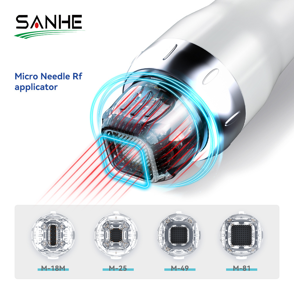 2022 SANHE Hot Portable Vacuum RF Face Lifting Stretch Marks Removal Vacuum RF Microneedling Machine For Salon Use