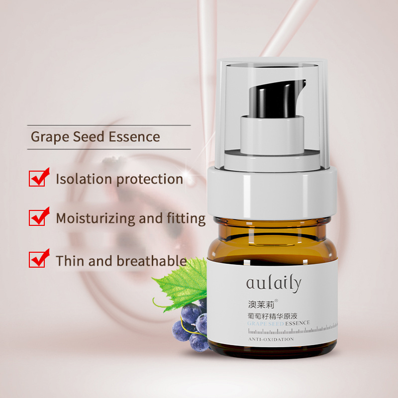 Private Label Aulaily grape seed Long Lasting Waterproof Face Makeup Color Changing Foundation