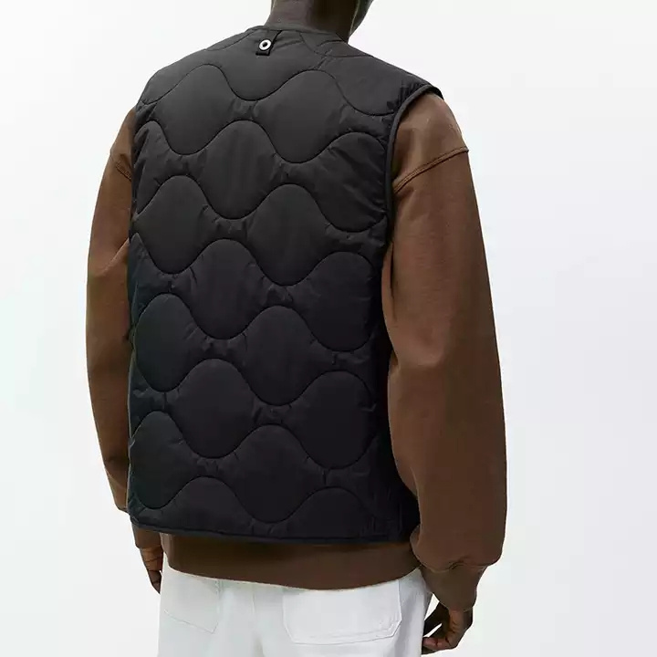 2023 wholesale new custom quilted lightweight padded cotton body warmer puffer vest jackets oversized bubble waistcoats