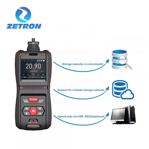 MS500 0-1000ppm Pump Type Portable Gas Sensor Gas Leak Detector for Water Pipe