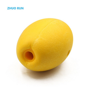 ZHUO RUN High-quality Full Sizes  Soft Commercial EVA fishing net float  Plastic Floating Buoy